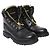 Stivaletti Balmain Taiga in Pelle Nera Nero - vista 3