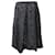 Falda de algodón negro con bordado inglés de Ganni  ref.516886