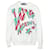 Love Moschino Logo-Print-Sweatshirt aus weißer bedruckter Baumwolle  ref.516906