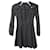 Mini abito Zimmermann Goldie smerlato in lino nero Biancheria  ref.516907