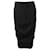 Falda lápiz drapeada en viscosa negra de Emporio Armani Negro Fibra de celulosa  ref.516931