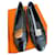 Hermès Hermes Nice Ballerine Chaussures plates Femme Cuir vernis Noir  ref.517071