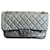 Chanel Timeless Classique flap bag Silvery Leather  ref.517082