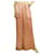 Autre Marque Giacobino Pink 100% Silk Wide Leg w. Slits Palazzo Trousers Pants Size 40  ref.517154