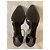 Sandali Salvatore Ferragamo in vernice nera Nero - vista 6