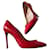 Barbara Bui Heels Red Leather  ref.517574