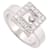 CHOPARD HAPPY DIAMOND RING 82/2896-20 taille 54 WHITE GOLD 18K DIAMOND RING Silvery  ref.517755