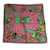 Dsquared2 Dsquared 2 Pañuelo cuadrado de seda multicolor con estampado de bichos enjoyados  ref.518063