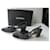 CHANEL Slingback Zapatos de salón Slingback Tweed grosgrain con lentejuelas muy buen estado T40,5 ESO Negro  ref.518231
