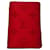 Louis Vuitton Organizador de bolsillo Roja Cuero  ref.518263
