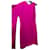 Christian Dior Robe Soie Fuschia  ref.518355