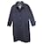 Tamanho do casaco Burberry 40 Azul marinho Lã  ref.518427