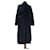 Autre Marque Coats, Outerwear Black Cotton Polyester Nylon  ref.518430