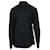 Camicia Balenciaga con logo all-over in cotone nero  ref.518651