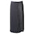 Sandro Paris Pleated Midi Skirt in Black Polyester  ref.518663