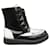 Autre Marque boots Nevermind p 37 Cuir Noir Blanc  ref.518933