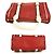 Borsa a mano Burberry Speedy in pelle rossa e bianca con tracolla extra tracolla - vista 3