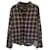 Balenciaga Black and white checked flannel shirt Multiple colors Cotton  ref.519056