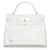 Hermès Blanc Epsom Kelly 32 Cuir Veau façon poulain  ref.519140