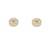 Chanel semental ovalado dorado cc Metal  ref.519592