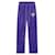 Ganni Pants, leggings Purple Cotton Polyester  ref.519609