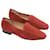 The Row Adam Loafer in Dark Vermillion Suede  Red  ref.519615