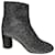 Isabel Marant Ritza Glitter-coated Ankle Boots in Glitter Silver Silvery  ref.519618