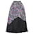 Falda larga de crepé floral en rayón negro de Just Cavalli Fibra de celulosa  ref.519631