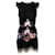 Sandro Paris Geometric Firework Print Dress in Black Print Polyester  ref.519642