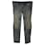 Jeans Biker Balmain lavado em algodão cáqui Verde Caqui  ref.519643