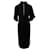 Joseph Fletcher Zip-Detailed Crepe Midi Dress in Black Viscose Cellulose fibre  ref.519654