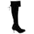 Stuart Weitzman Highland Heeled Boots in Black Suede  ref.519672