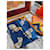 Echarpe Hermès Soie Bleu  ref.519680