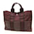 Hermès [Used] HERMES Hermes Tote Bag Fool Toe PM Half Leather Handbag Canvas x Leather Bordeaux Ladies  ref.519707