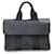 Hermès [Used] HERMES Hermes Valparaiso PM Valparaiso PM Tote Bag Toile Chevron / Leather Ladies Black  ref.519710