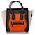 Céline Celine Orange Micro Luggage Tote Tricolor Leather Handbag Multiple colors Pony-style calfskin  ref.519741