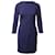 Joseph Sheath Dress in Navy Blue Viscose Cellulose fibre  ref.519846