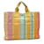 Hermès [Occasion] magasin modèle limité fou orteil MM sac à main sac cabas coton dames multicolore  ref.520269