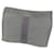 Hermès [Gebraucht] Unterarmtasche Zweite Tasche Grau Grau Grau Yale Line Hermes Baumwolle  ref.520452