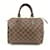 Louis Vuitton Damier Ebene Speedy 25 Boston Bag Leather  ref.520656