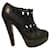 Alaïa Black Alaia Heels with cutouts Leather  ref.520993