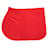 Hermès NEW HERMES MATELASSE COB SADDLE PAD IN RED COTTON NEW RED SADDLE PAD  ref.521164