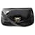 Autre Marque VINTAGE HANDBAG IN BLACK CROCODILE LEATHER SHOULDER CARRY BLACK LEATHER HAND BAG Exotic leather  ref.521313