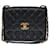 Timeless Splendid Chanel Maxi Flap bag handbag in black quilted caviar leather, garniture en métal doré  ref.521739