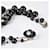 Collana Gerard Darel Jackie Kennedy con perle marroni Marrone scuro - vista 2
