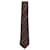 Cravatta vintage Gucci Marrone scuro Seta  ref.521827