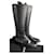 Chanel Boots Black Leather  ref.521915