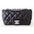 Chanel mini Classic bag Black Leather  ref.521923