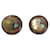 Yves Saint Laurent Vintage ysl earrings Cognac Metal  ref.522048