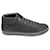 Lanvin High-Top Sneakers in Black Nubuck Suede  ref.522281